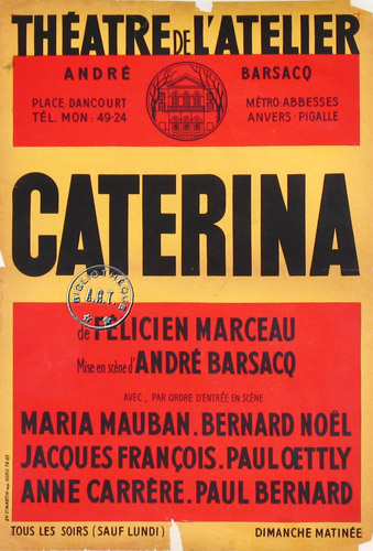 l'affiche originale: Caterina