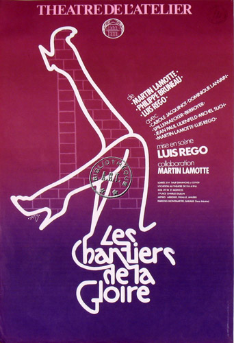 l'affiche originale: Les Chantiers de la gloire