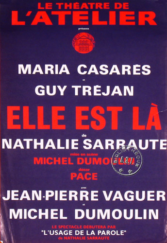 Elle est là de nathalie sarraute