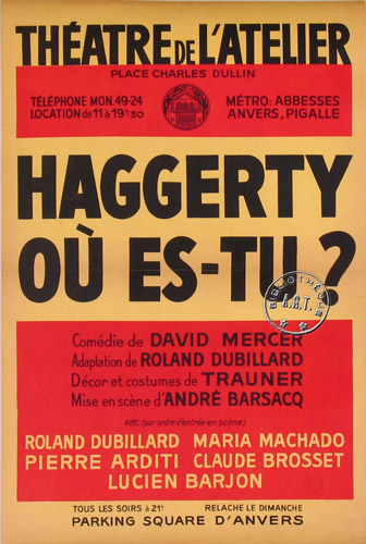 l'affiche originale: Haggerty où est-tu ?