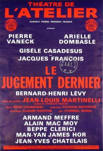 l'affiche originale: Le Jugement dernier