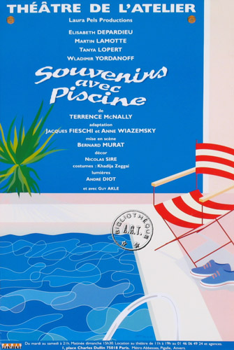 l'affiche originale: Souvenirs avec piscine