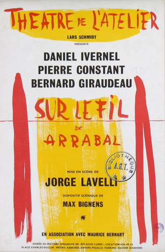 l'affiche originale: Sur le fil