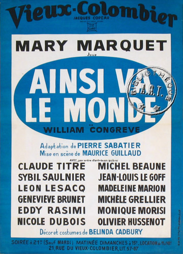 l'affiche originale: Ainsi va le monde