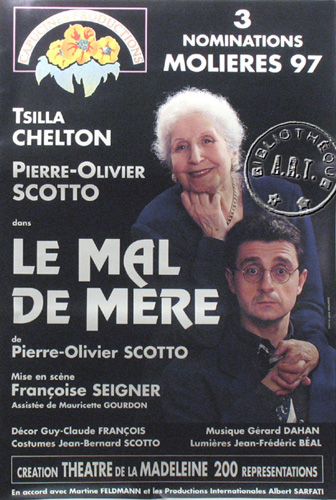 l'affiche originale: Le Mal de mère