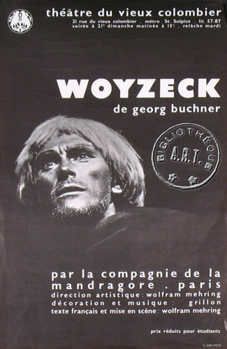 l'affiche originale: Woyzeck