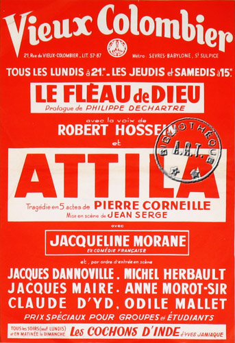 l'affiche originale: Attila