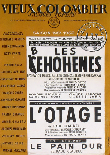 l'affiche originale: Les Behohenes