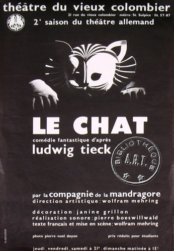 l'affiche originale: Le Chat