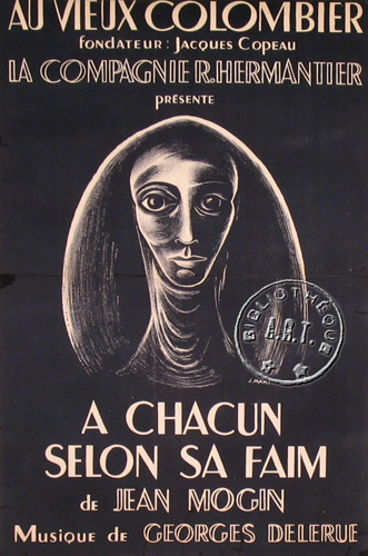 l'affiche originale: À chacun selon sa faim