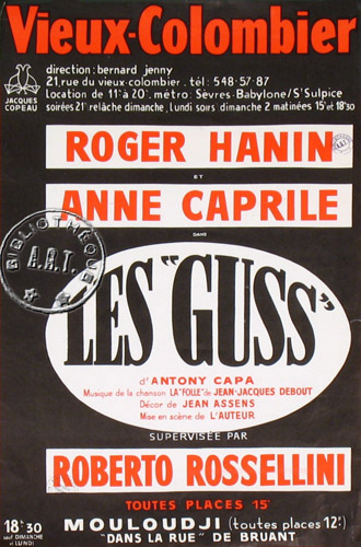 l'affiche originale: Les Guss