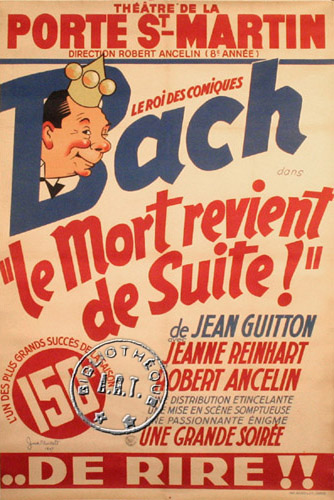 l'affiche originale: Le Mort reviens de suite !