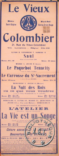 l'affiche originale: Paquebot Tenacity