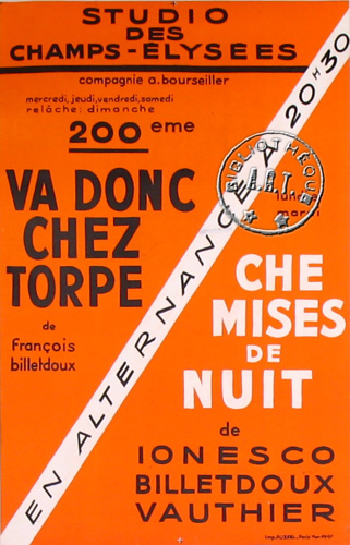 l'affiche originale: Va donc chez Torpe