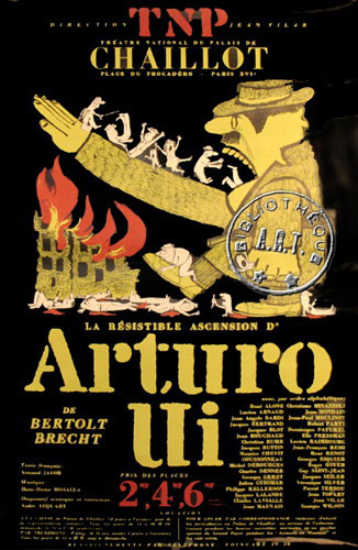 l'affiche originale: La Résistible ascension d'Arturo Ui