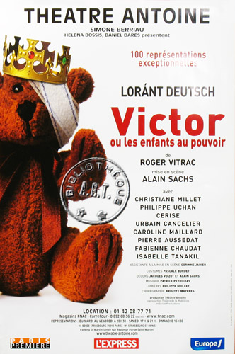l'affiche originale: Victor ou les enfants au pouvoir