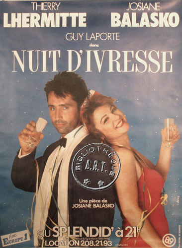 l'affiche originale: Nuit d'ivresse
