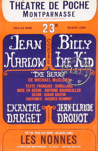 l'affiche originale: Jean Harlow contre Billy the Kid