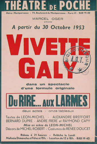 l'affiche originale: Du rire...aux larmes
