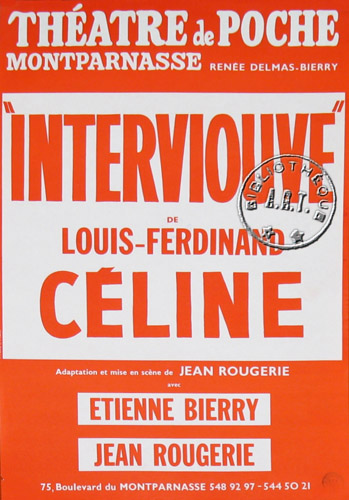 l'affiche originale: Interviouve