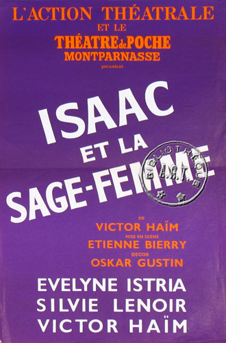 l'affiche originale: Isaac et la sage-femme