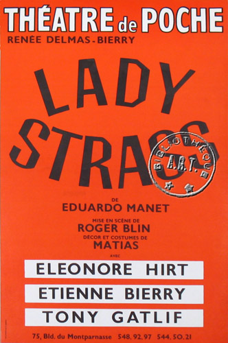 l'affiche originale: Lady Strass