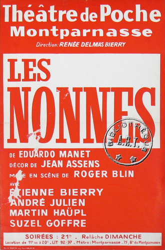 l'affiche originale: Les Nonnes