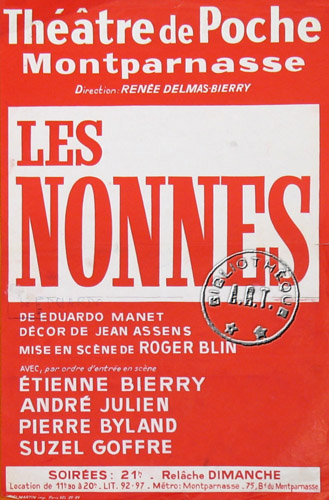 l'affiche originale: Les Nonnes