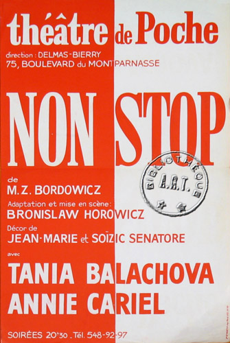 l'affiche originale: Non stop