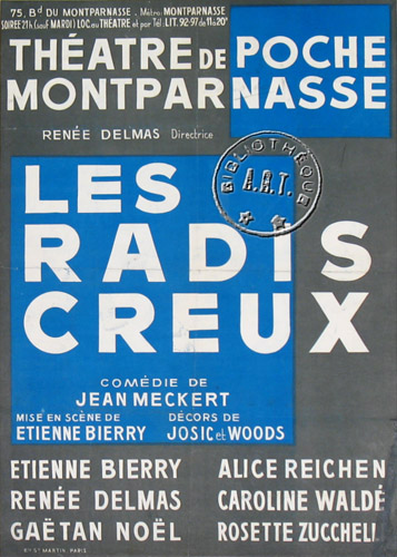 l'affiche originale: Les Radis creux