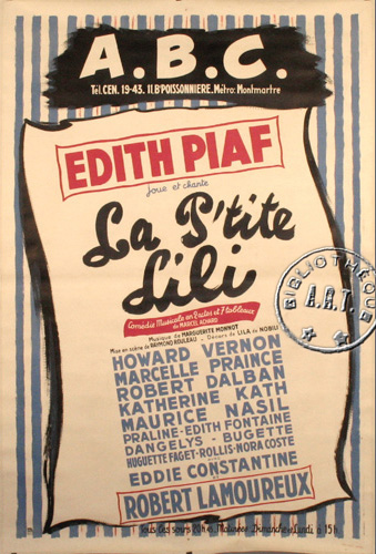 l'affiche originale: La P'tite Lili