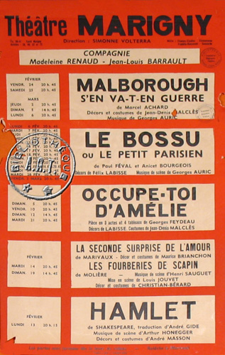 l'affiche originale: Malborough s'en va-t-en guerre