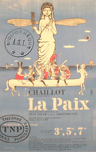 l'affiche originale: La Paix
