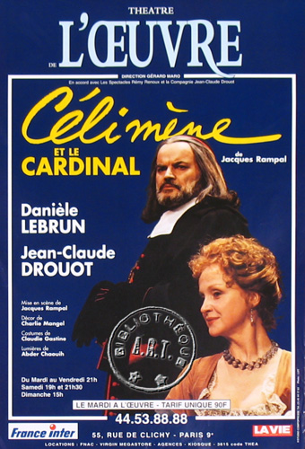 l'affiche originale: Célimène et le Cardinal