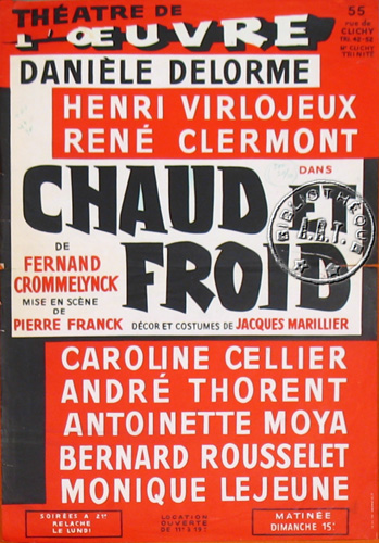 l'affiche originale: Chaud et froid