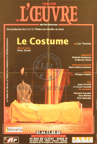 l'affiche originale: Le Costume