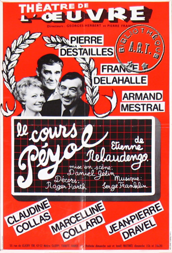 l'affiche originale: Le Cours Péyol