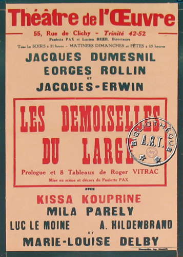 l'affiche originale: Les Demoiselles du large