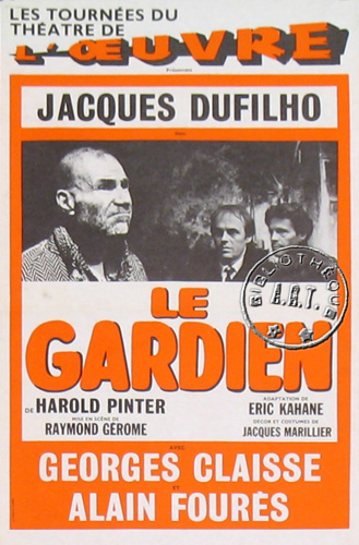 l'affiche originale: Le Gardien