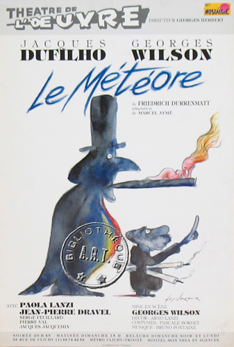 l'affiche originale: Le Météore