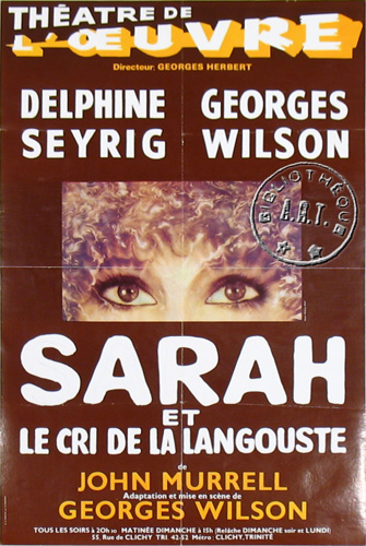 l'affiche originale: Sarah et le cri de la langouste