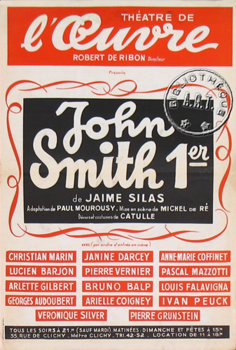 l'affiche originale: John Smith 1er