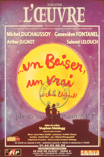 l'affiche originale: Un baiser, un vrai