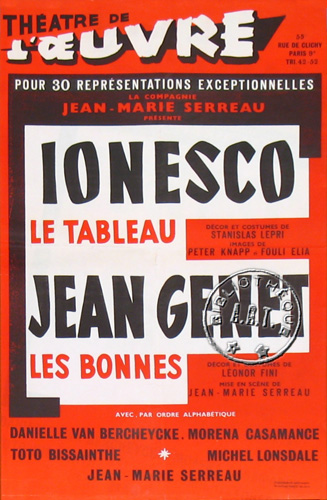 l'affiche originale: Les Bonnes