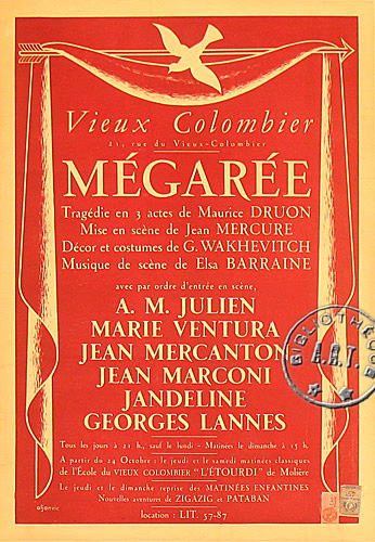 l'affiche originale: Mégarée *
