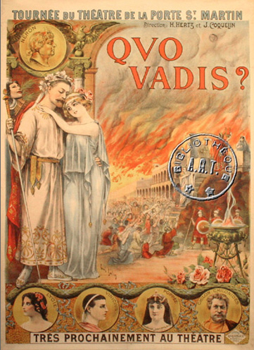 l'affiche originale: Quo vadis