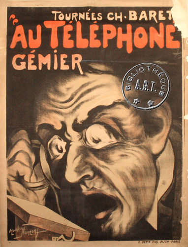 l'affiche originale: Au téléphone