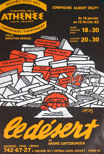 l'affiche originale: Le Désert