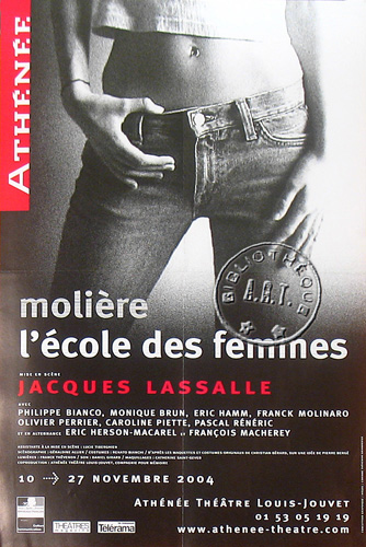 l'affiche originale: L'École des femmes