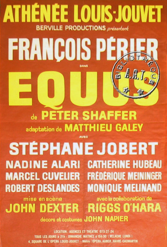 l'affiche originale: Equus